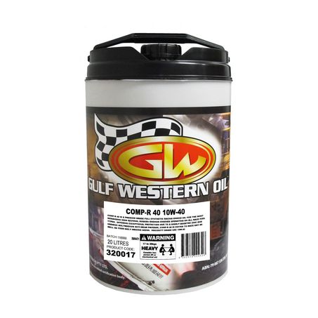 Gulf Western 10W40 COMP R 40 SN/CF High Zinc - 20L