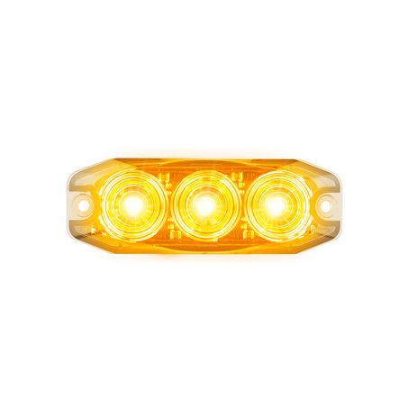 Amber LED Warning Light NZ – 120033AM 12/24V LED Autolamps Emergency Lamp With 11 Flash Patterns (Fits Ford Ranger, Toyota Hilux, Isuzu D-Max)