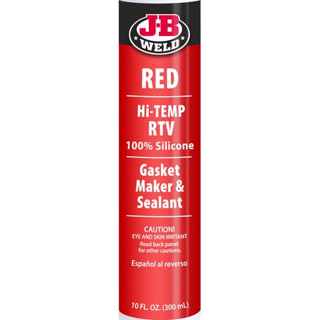 JB Weld High Temp Red Silicone 300ml cartridge - 31914