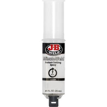 Load image into Gallery viewer, JB Weld MinuteWeld Epoxy Syringe – 25ml – Instant-Setting, Clear-Curing, High-Strength Adhesive