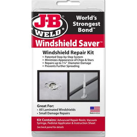 JB Weld Windshield Saver Repair Kit 2 fl oz – DIY Glass Repair for Chips & Stars up to 1.25