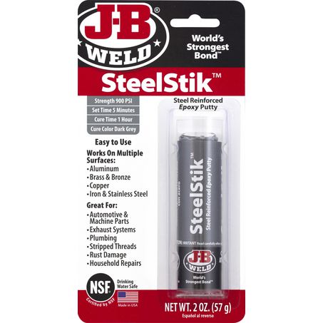 JB Weld SteelStik Epoxy Putty Stick 57g - 8267S