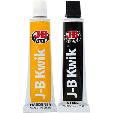 JB Weld KwikWeld Epoxy Twin Pack – 56.8g Total – Quick-Setting, Steel-Reinforced Adhesive for Metal & More