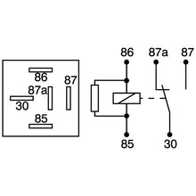 Load image into Gallery viewer, OEX ACX1941RBL Mini Relay 12V – Change Over 30A/40A, Resistor Protected, Sealed, 5-Terminal, Ideal for Automotive and Industrial Use