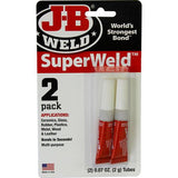 Super Glue Twin Pack – JB Weld SuperWeld 2 x 2g Tubes (33102)