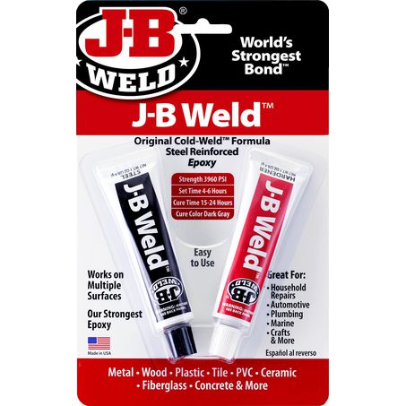 JB Weld Original Cold Weld Epoxy Adhesive Twin Pack 28.4g each - 8265S