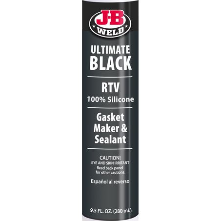 JB Weld Ultimate Black Silicone 280ml cartridge - 32929