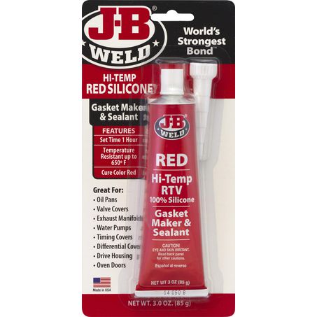 JB Weld High Temp Red Silicone 85g - 31314