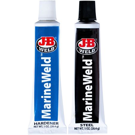 JB Weld MarineWeld Epoxy Twin Pack – 56.8g Total – Waterproof, High-Strength Marine Adhesive