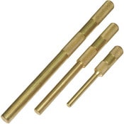 3Pc Brass Pin Punch Set