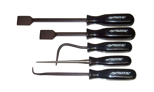5 Piece Gasket Scraper and Hook Set