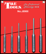 Roll Pin Punch Set 6pc, in Vinyl Pouch