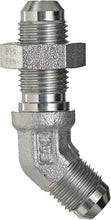 Load image into Gallery viewer, 45 DEG BULKHEAD -20AN BLACK NUT SEPERATE