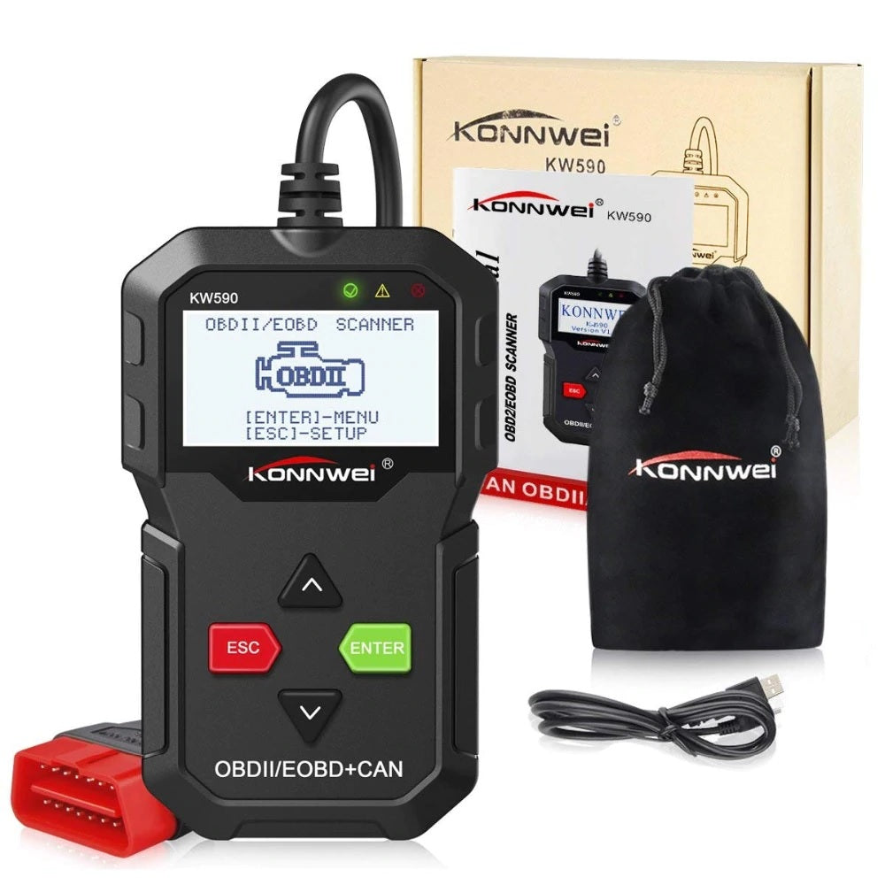 KW590 OBD2 Scanner Code Reader – Diagnostic Tool