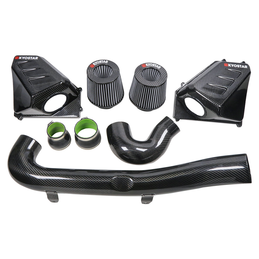 KYOSTAR 3 Inch Dry Carbon Fiber Cold Air Intake Kit for BMW G80 M3 G82 M4 Competition S58 Engine 2021+