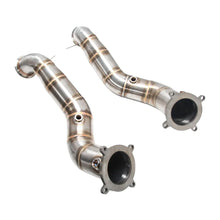 Load image into Gallery viewer, KYOSTAR New 304 Stainless Steel Race Downpipe for McLaren 720S 765LT M840T 4.0TT V8 Engine Car Model Application