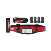 REDLITHIUM USB Rechargeable Hard Hat Headlamp 600 Lumen 3.0Ah Kit
