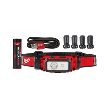 Load image into Gallery viewer, REDLITHIUM USB Rechargeable Hard Hat Headlamp 600L Kit