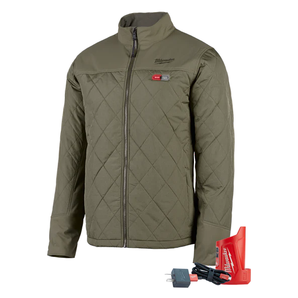 M12 AXIS Heated Jacket Olive Green - S