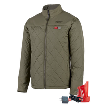 Load image into Gallery viewer, M12 AXIS Heated Jacket Olive Green - S