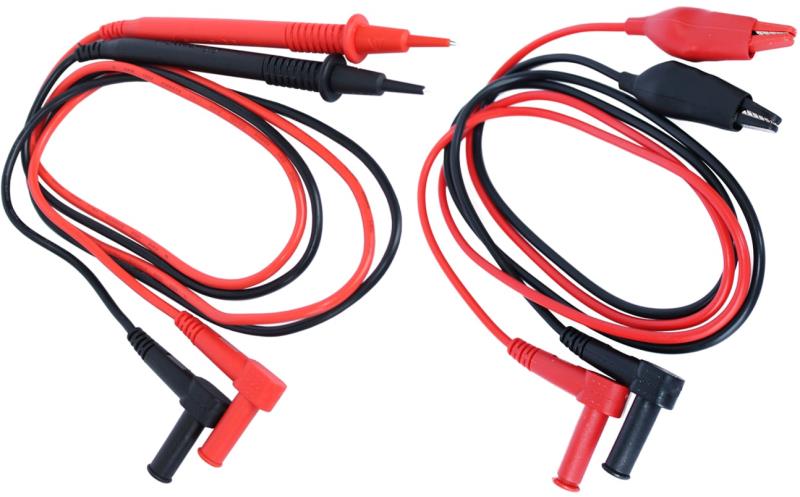 Multimeter Dual Test Lead Set with Alligator & Standard Probe