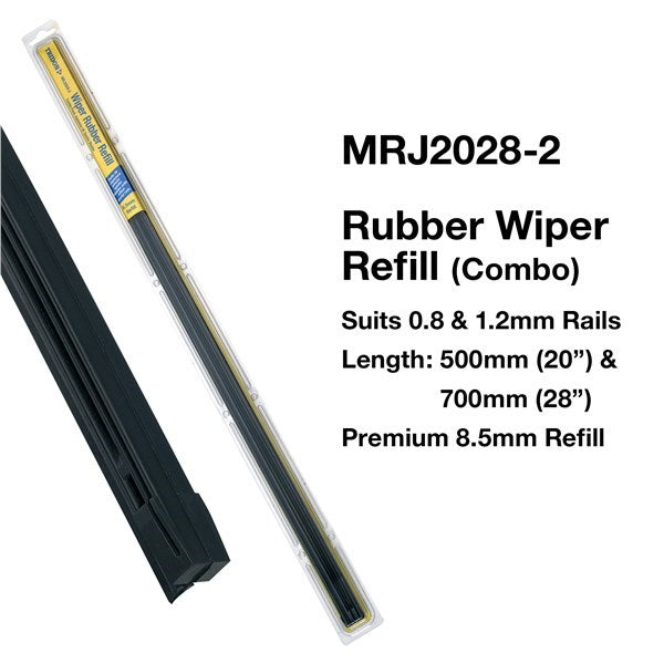 TRIDON Wiper Refill Rubber Combo Blister