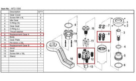Replacement Gear Set for MT2-1500