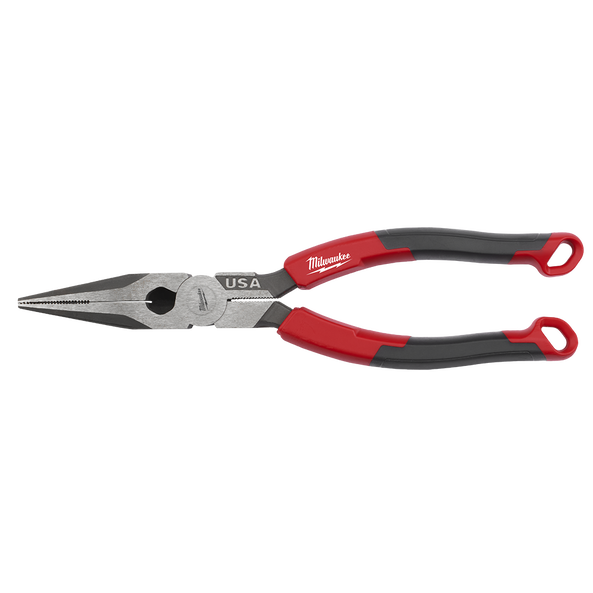 203mm (8") Comfort Grip Long Nose Pliers - Milwaukee