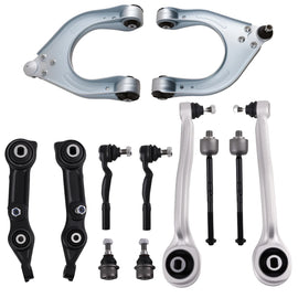 12X Front Control Arms Tie Rods Ball Joints for Mercedes Benz CLS-Class E-Class CLS500 CLS55 CLS550 2006-2009