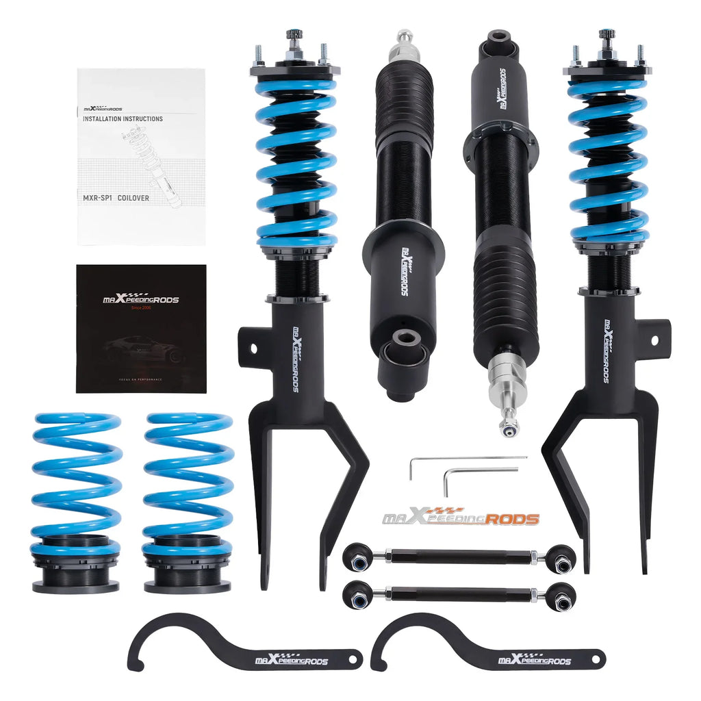 24 Ways Adjustable Coilovers Suspension for Tesla Model 3 AWD 2017-2023 Upgraded Spring & Damper Oil STREET Use