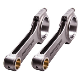 2x Racing Connecting Rods H-Beam + Bolts for Fiat 500 Old Model 2 Cylinder 118mm