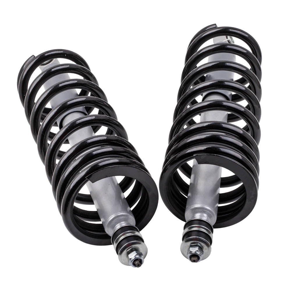 2x Rear Shock Absorber + 2x Rear Coil Spring for Land Rover Defender 90 Discovery 1 Range Rover Classic