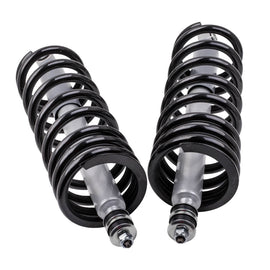 2x Rear Shock Absorber + 2x Rear Coil Spring for Land Rover Defender 90 Discovery 1 Range Rover Classic