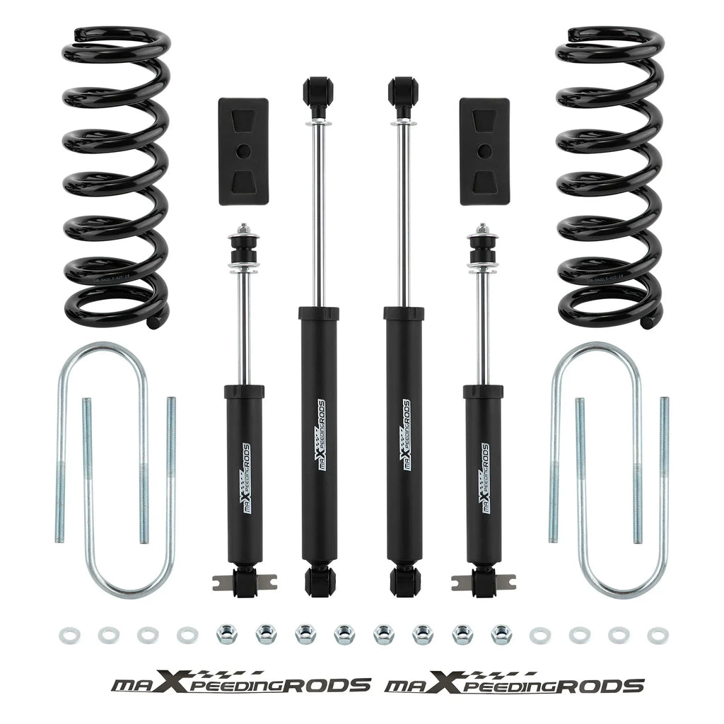3" Full Leveling Lift Kit for Dodge Ram 1500 2WD 2002-2005 Shocks & Blocks