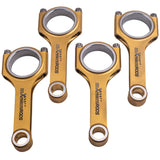 4pcs Connecting Rod for Mazda MX5 1.6 16v Miata Ford Escort 1.8 133mm Pleuel ARP2000