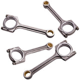 4x Forged 4340 EN24 X-BEAM Connecting Rods Conrod for Honda Fit/Jazz GK5 2014