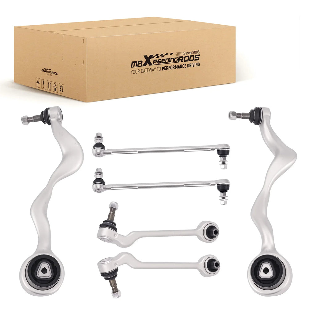 6pcs Front Lower Control Arm Stabilizer Sway Bar End Link Kits for BMW 128i 135i 323i 328i 335d X1 K620127