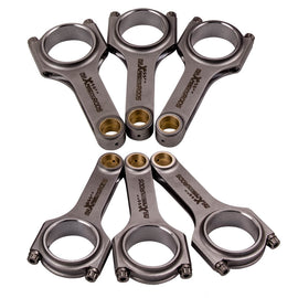 6x Forged Steel H-Beam Connecting Rods (Set) for Alfa Romeo Conrod GTV6 75 2.5 3.0 V6
