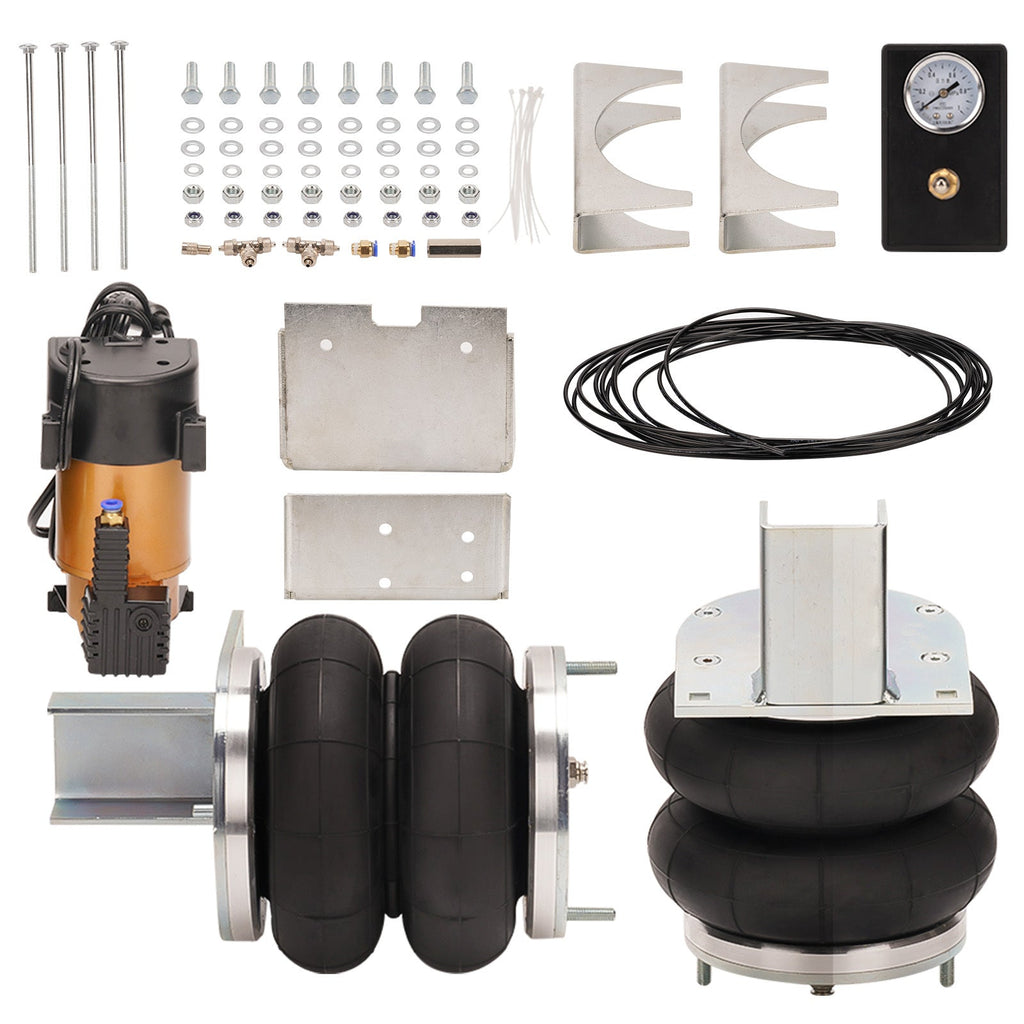 Air Suspension Spring Bag With 12V Compressor Kit for Iveco Daily 35S 35L 2006-2014 RWD FWD