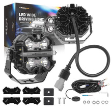 Load image into Gallery viewer, Brand New Led Headlights Square LED Pod Lights 3.5inch White Amber DRL for Truck Off Road Driving Light IP68 12V