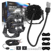 Load image into Gallery viewer, Brand New Supplier Universal Square 3.5inch Off-Road Auxiliary Light White Amber DRL IP68 12V Auxiliary Light