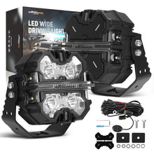 Load image into Gallery viewer, Brand New Universal 3.5" Square LED Fog Driving Lights Headlights for Off-road 4X4 Car SUV Bar White Amber