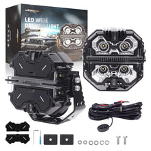 Load image into Gallery viewer, Brand New White Amber DRL Side Shooter IP68 Universal 5 Inch LED Headlights Fog Driving Lights for Truck off Road