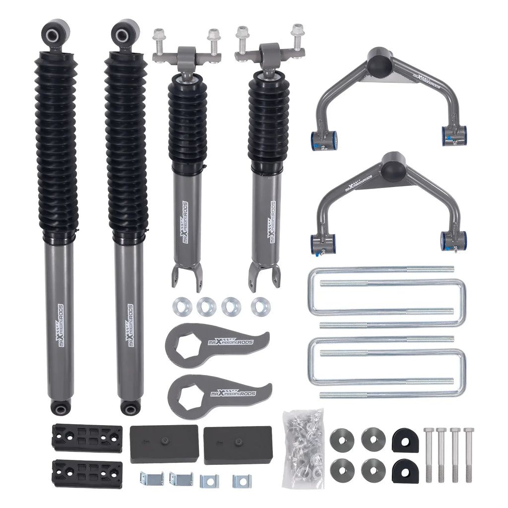 Factory 3" Front Suspension Lift Kit with Shocks+Control Arms KIT for Silverado/ Sierra 2500HD 4WD/RWD 2020-2025