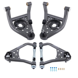 Factory Front Upper & Lower Control Arms Set Suspension Kit for Chevy Nova 1968-1974 Buick Pontiac Oldsmobile