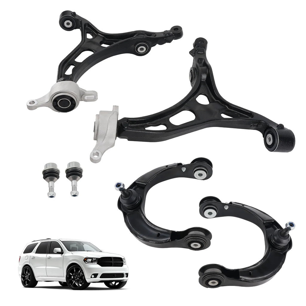Factory K100168 K100169 MS25518 Front Upper Lower Control Arm Set W/Ball Joints for Jeep Grand Cherokee Durango