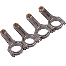Load image into Gallery viewer, Floating Pin Piston 4x Connecting Rods for Honda Prelude Accord H22 H22A H22A1 2.2L 2.3L 143mm ARP