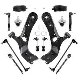 Front Rear Lower Control Arm with Ball Joints Tie Rod Sway Bar for Toyota RAV4 2006 - 2018 All Models K620587