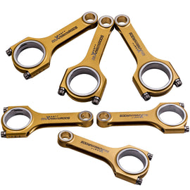 H-Beam Connecting Rods for BMW 328i 528i E36 E46 M52B28 M52 Titanizing Pleuel 135mm