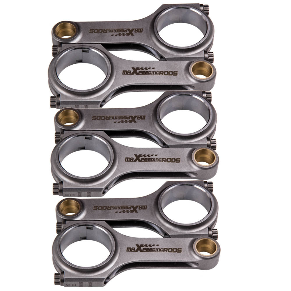 H Beam Connecting Rods for BMW E34 M5 S38 B38 S38 3.8L 142.5mm